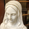 Marble Blessed Mother bust